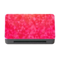 Abstract Red Octagon Polygonal Texture Memory Card Reader With Cf by TastefulDesigns