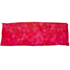 Abstract Red Octagon Polygonal Texture Body Pillow Case Dakimakura (two Sides) by TastefulDesigns