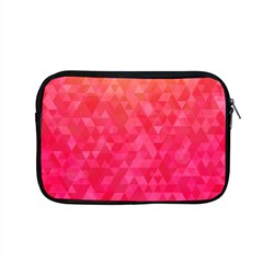 Abstract Red Octagon Polygonal Texture Apple Macbook Pro 15  Zipper Case by TastefulDesigns