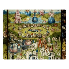 Hieronymus Bosch Garden Of Earthly Delights Double Sided Flano Blanket (large) 