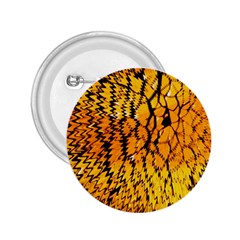 Yellow Chevron Zigzag Pattern 2.25  Buttons