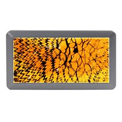 Yellow Chevron Zigzag Pattern Memory Card Reader (mini) by Amaryn4rt