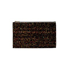 Colorful And Glowing Pixelated Pattern Cosmetic Bag (small)  by Amaryn4rt