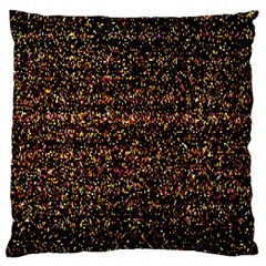 Colorful And Glowing Pixelated Pattern Large Flano Cushion Case (two Sides) by Amaryn4rt