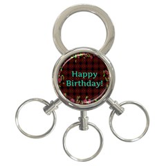 Happy Birthday To You! 3-ring Key Chains by Amaryn4rt