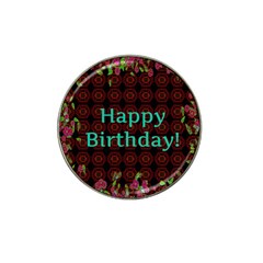 Happy Birthday To You! Hat Clip Ball Marker (4 Pack) by Amaryn4rt