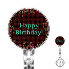 Happy Birthday To You! Stainless Steel Nurses Watch by Amaryn4rt