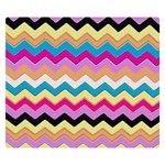 Chevrons Pattern Art Background Double Sided Flano Blanket (Small)  50 x40  Blanket Back