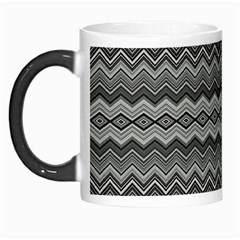 Greyscale Zig Zag Morph Mugs by Amaryn4rt