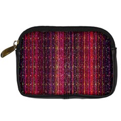 Colorful And Glowing Pixelated Pixel Pattern Digital Camera Cases by Amaryn4rt