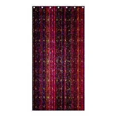 Colorful And Glowing Pixelated Pixel Pattern Shower Curtain 36  X 72  (stall)  by Amaryn4rt