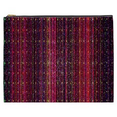 Colorful And Glowing Pixelated Pixel Pattern Cosmetic Bag (xxxl)  by Amaryn4rt