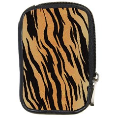 Tiger Animal Print A Completely Seamless Tile Able Background Design Pattern Compact Camera Cases by Amaryn4rt