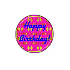 Happy Birthday! Hat Clip Ball Marker