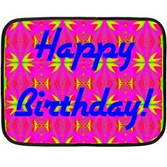 Happy Birthday! Fleece Blanket (mini) by Amaryn4rt