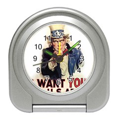 Uncle Sam Travel Alarm Clocks by Valentinaart