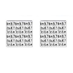 Old Comic Strip Cufflinks (square)