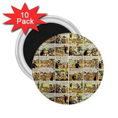 Old Comic Strip 2 25  Magnets (10 Pack)  by Valentinaart