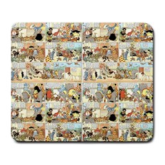 Old Comic Strip Large Mousepads by Valentinaart