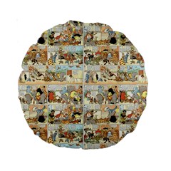 Old Comic Strip Standard 15  Premium Round Cushions by Valentinaart