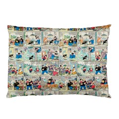 Old Comic Strip Pillow Case (two Sides) by Valentinaart