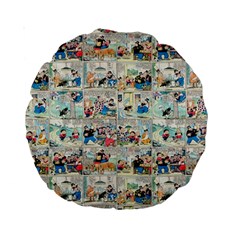 Old Comic Strip Standard 15  Premium Round Cushions by Valentinaart