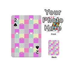 Old Quilt Playing Cards 54 (mini)  by Valentinaart