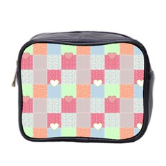 Patchwork Mini Toiletries Bag 2-side by Valentinaart