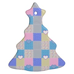 Patchwork Christmas Tree Ornament (two Sides)