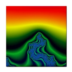 Fractal Wallpaper Water And Fire Face Towel