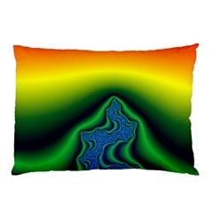 Fractal Wallpaper Water And Fire Pillow Case (Two Sides)