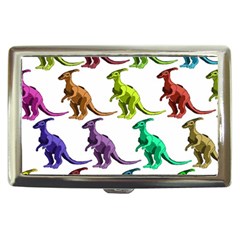Multicolor Dinosaur Background Cigarette Money Cases by Amaryn4rt