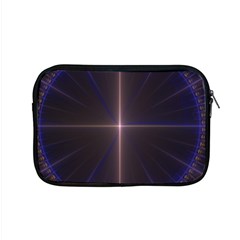 Color Fractal Symmetric Blue Circle Apple Macbook Pro 15  Zipper Case by Amaryn4rt