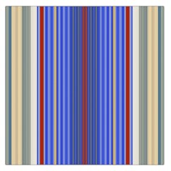 Colorful Stripes Background Large Satin Scarf (square) by Amaryn4rt