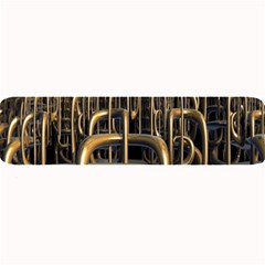 Fractal Image Of Copper Pipes Large Bar Mats