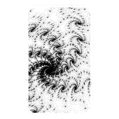 Fractal Black Spiral On White Memory Card Reader by Amaryn4rt