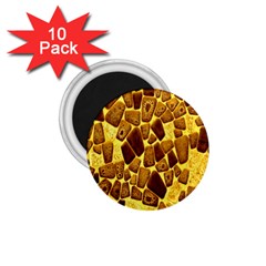 Yellow Cast Background 1 75  Magnets (10 Pack)  by Amaryn4rt