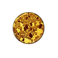 Yellow Cast Background Hat Clip Ball Marker