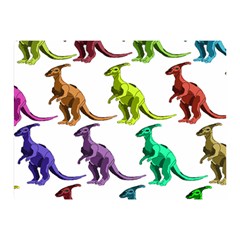 Multicolor Dinosaur Background Double Sided Flano Blanket (mini)  by Amaryn4rt