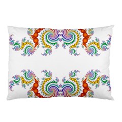 Fractal Kaleidoscope Of A Dragon Head Pillow Case (two Sides) by Amaryn4rt