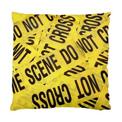 Crime Scene Standard Cushion Case (two Sides) by Valentinaart