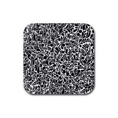 Pattern Rubber Coaster (square)  by Valentinaart