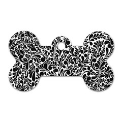 Pattern Dog Tag Bone (two Sides)