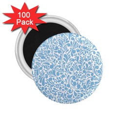 Blue Pattern 2 25  Magnets (100 Pack)  by Valentinaart