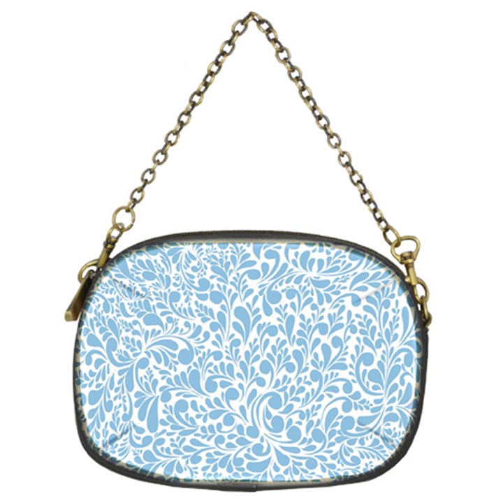 Blue pattern Chain Purses (Two Sides) 