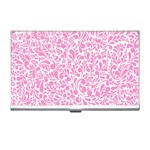 Pink pattern Business Card Holders Front