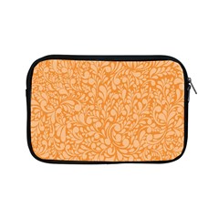 Orange Pattern Apple Ipad Mini Zipper Cases by Valentinaart