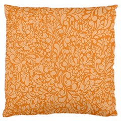 Orange Pattern Standard Flano Cushion Case (two Sides) by Valentinaart