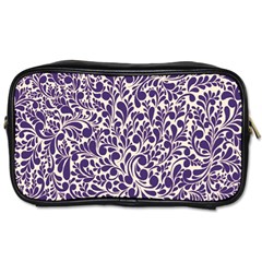 Purple Pattern Toiletries Bags 2-side by Valentinaart