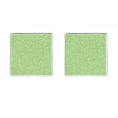 Green Pattern Cufflinks (square) by Valentinaart